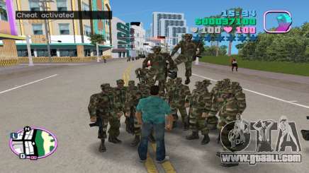Army Bodyguard for GTA Vice City