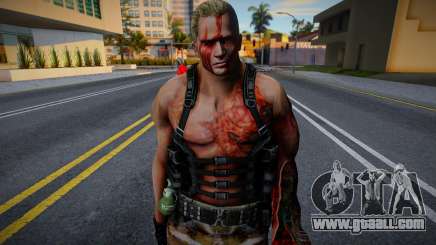 Jack Krauser HD version Retuxtured v7 for GTA San Andreas