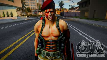 Jack Krauser HD version Retuxtured v2 for GTA San Andreas