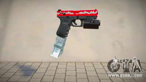 Pistol MK2 Red for GTA San Andreas