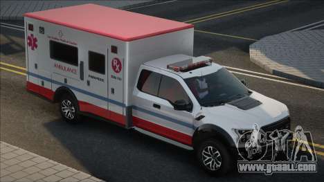Ford Raptor F-150 Ambulance for GTA San Andreas