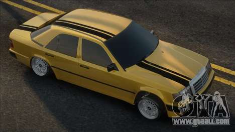 Mercedes-Benz W124 Yellow for GTA San Andreas