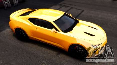 Chevrolet Camaro Yellow for GTA 4