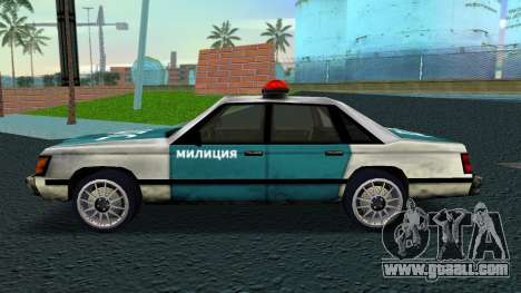 Police Cruiser - Militia from the 90s for GTA Vice City
