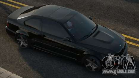 BMW E46 Black Stock for GTA San Andreas