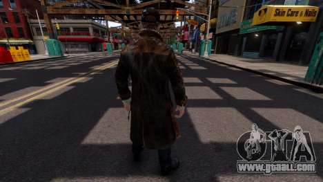 Watch Dogs Aiden Pearce Updated for GTA 4