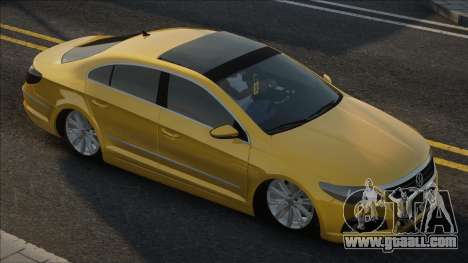 Volkswagen Passat CC Yellow for GTA San Andreas