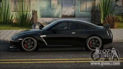 Nissan GT-R R35 Black for GTA San Andreas