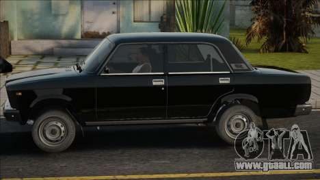 VAZ 2107 Black Stock for GTA San Andreas