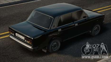 VAZ 2107 Black Stock for GTA San Andreas