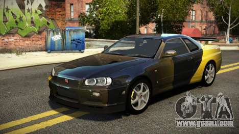 Nissan Skyline R34 ST-L S12 for GTA 4