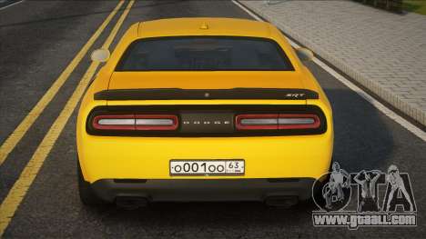 Dodge Challenger SRT Demon (Stock) for GTA San Andreas