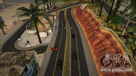 Road Texture HD Los Santos for GTA San Andreas