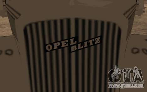 Opel Blitz 2,5-32 White for GTA San Andreas