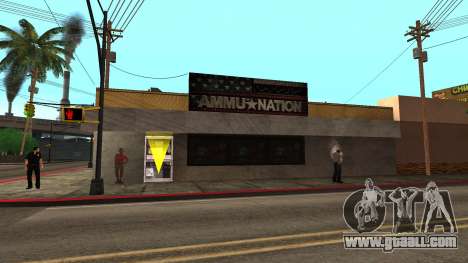 Gun shop in the style of gta 5 for GTA San Andreas
