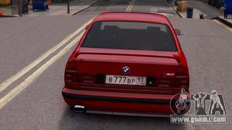BMW M5 Red Stock for GTA 4
