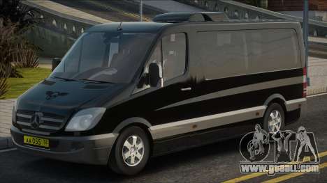 Mercedes-Benz Sprinter Black for GTA San Andreas