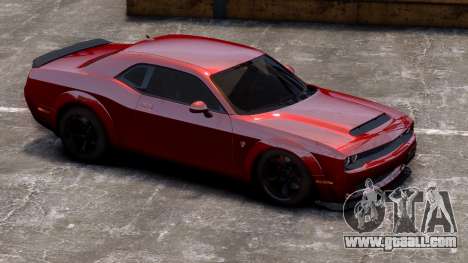 Dodge Challenger 2017 Demon for GTA 4