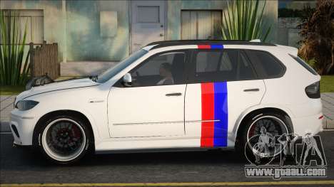 BMW X5M Black & White for GTA San Andreas