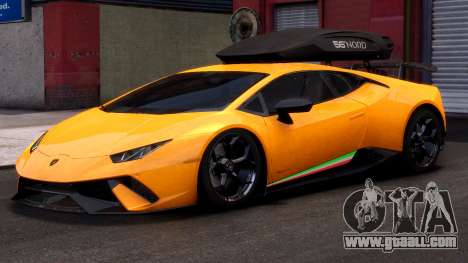 Lamborghini Huracan Performante Yellow for GTA 4