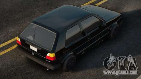 Volkswagen Golf Black for GTA San Andreas