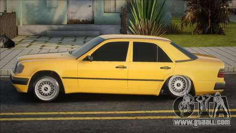 Mercedes-Benz W124 Yellow for GTA San Andreas