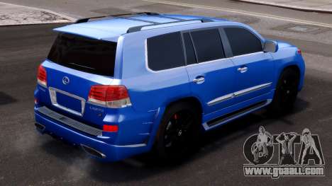 Lexus LX570 Blue for GTA 4