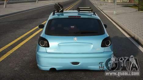 Peugeot 206 [Blue] for GTA San Andreas