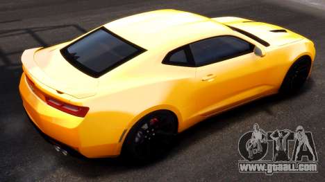 Chevrolet Camaro Yellow for GTA 4