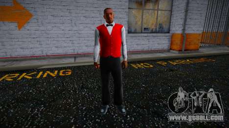 Putting on a uniform for GTA San Andreas