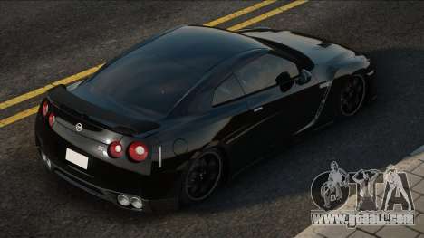 Nissan GT-R R35 Black for GTA San Andreas