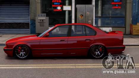 BMW M5 Red Stock for GTA 4