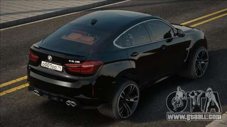 BMW X6M F86 Black Stock for GTA San Andreas