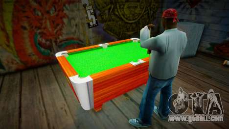 Billiard table for GTA San Andreas