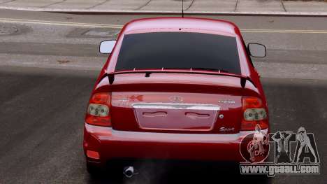 Lada Priora Sport Red for GTA 4
