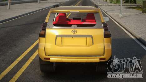 Toyota Land Cruiser Prado Yellow for GTA San Andreas