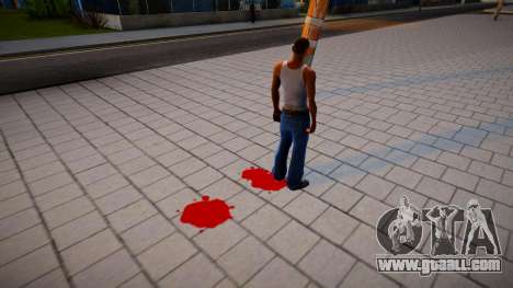 Bleeding in passers-by and Carl with weak health for GTA San Andreas