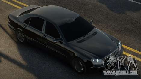 Mercedes-Benz S600 Black Stock for GTA San Andreas