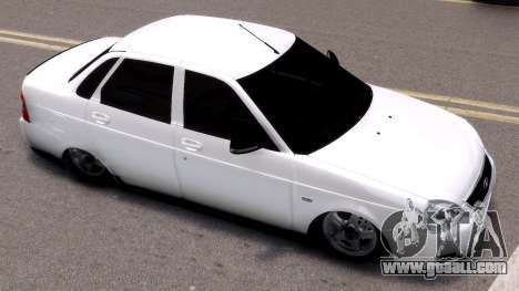Lada Priora white in stock for GTA 4