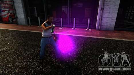 Purple color of the spray can with paint for GTA San Andreas
