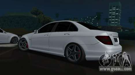 Mercedes-Benz C63 (YuceL) for GTA San Andreas