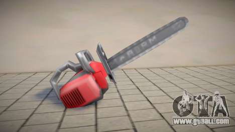 Red McAdam Chainsaw for GTA San Andreas