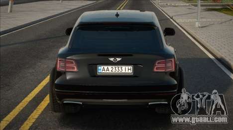 Bentley Bentayga Black for GTA San Andreas