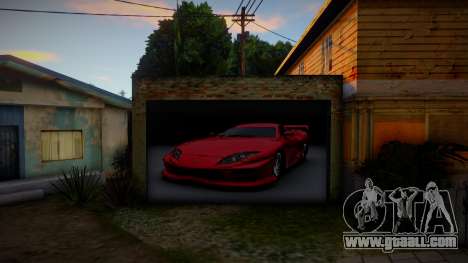 Drawing on the garage for GTA San Andreas