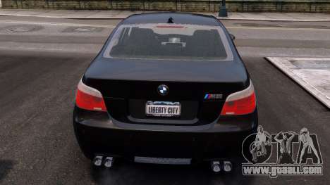 BMW M5 E60 Stock Black for GTA 4