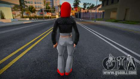 Himeko from Honkai Version 2 for GTA San Andreas