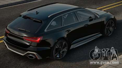 Audi RS6 C8 Black for GTA San Andreas