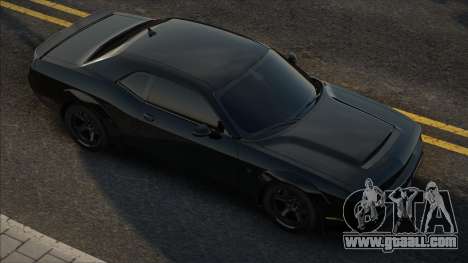 Dodge Challenger Srt Demon Black for GTA San Andreas