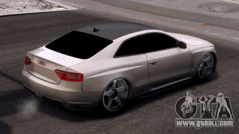 Audi S5 Silver for GTA 4