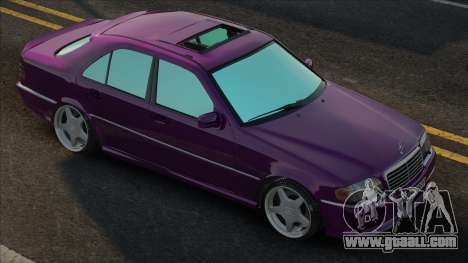 Mercedes-Benz W202 Purple for GTA San Andreas